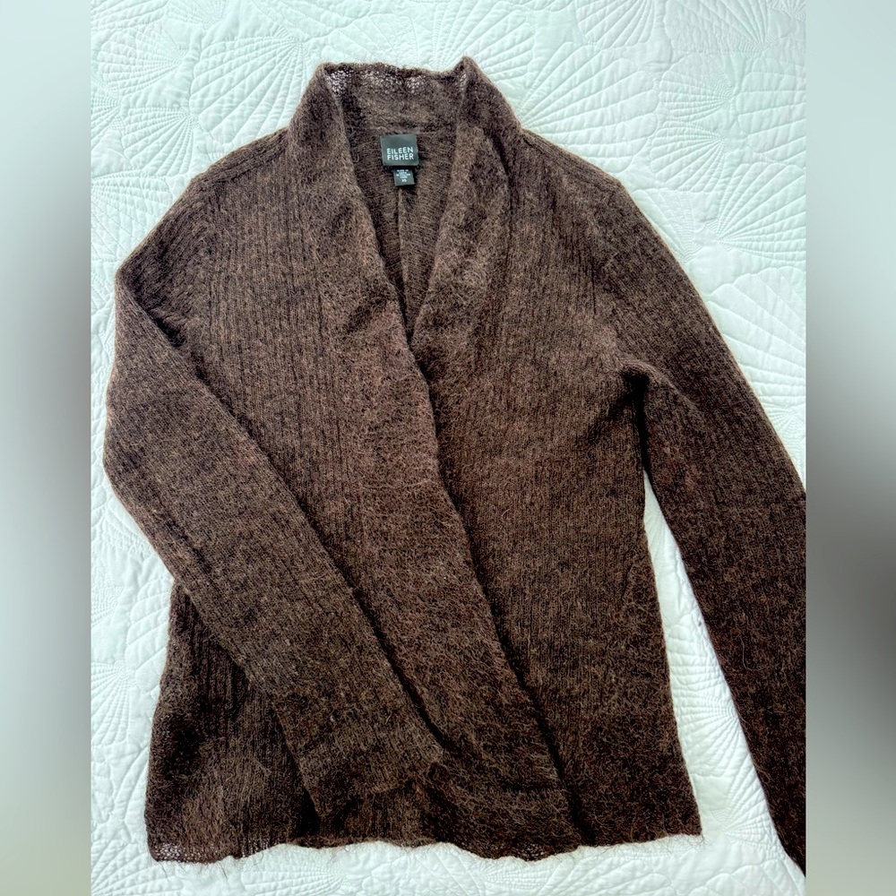 Eileen Fisher Italian Wool Cardigan